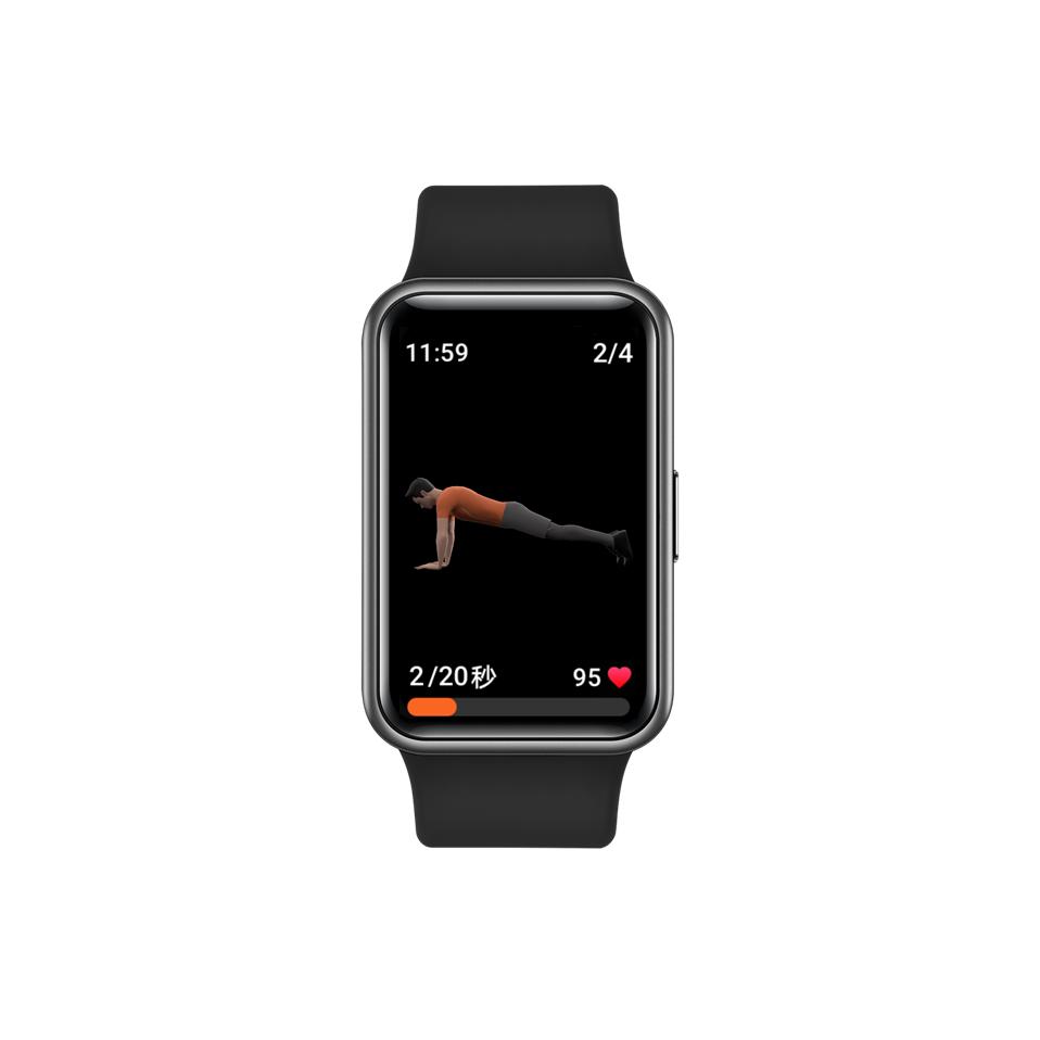 华为watchfit健身课程介绍,华为手表watchfit健身视频