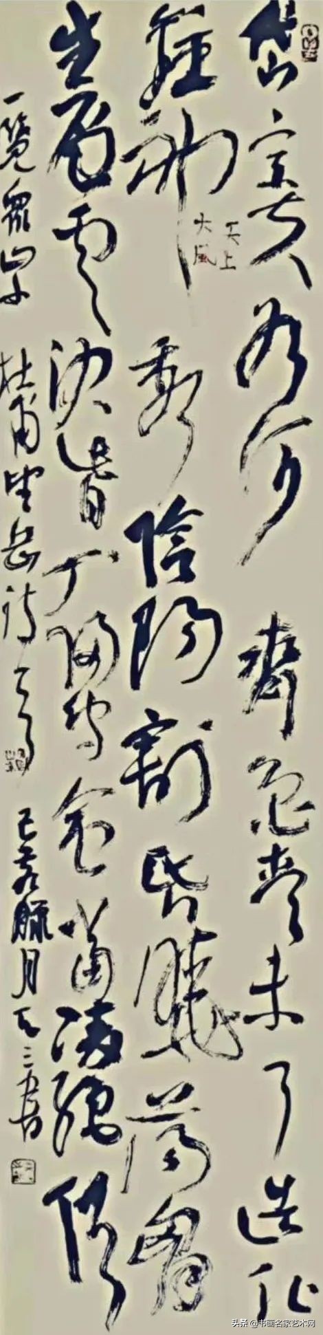 天三书画作品欣赏,天艺天画真迹欣赏