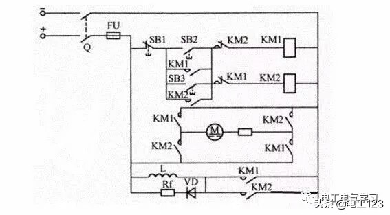 电机正反转控制线路原理,220v电机正反转原理