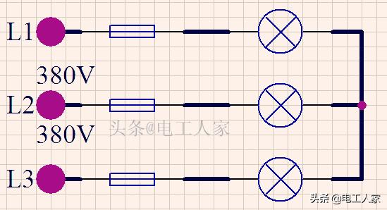 没有零线380v怎么接出220v,没有零线380v接出220v插座