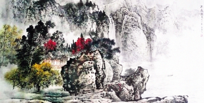 杨昌林山水画,杨昌林山水作品