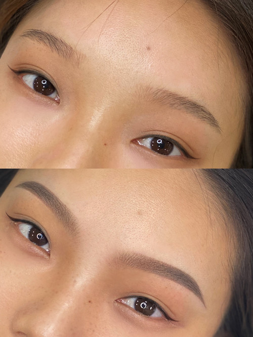 去纹绣店学纹眉需要了解什么,纹眉零结痂视频