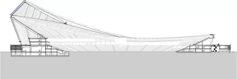 海口西海岸五源河体育场,海口五源河体育场d区效果