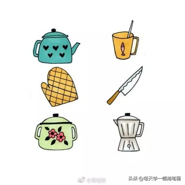 简笔画大全衣服类的,其他类简笔画大全