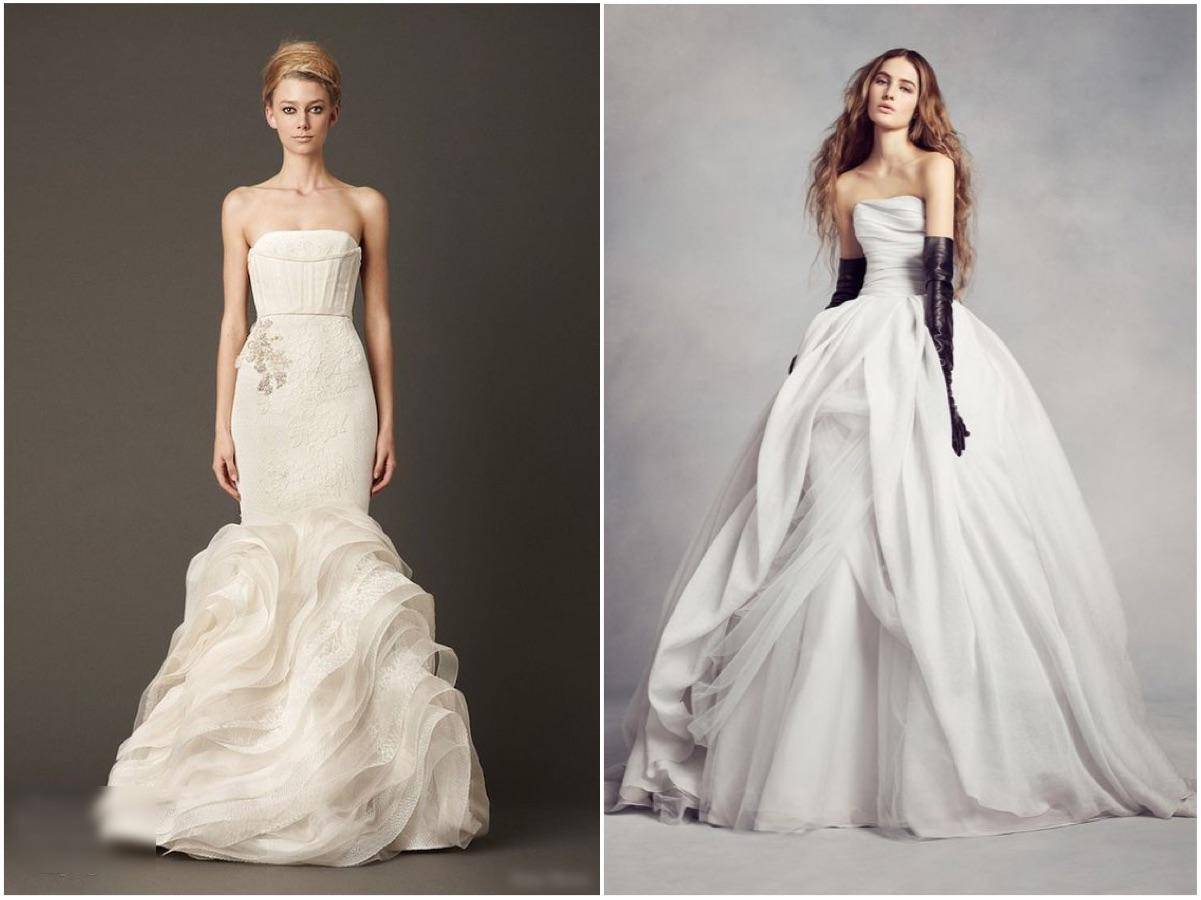 晚礼服抹胸裙的前世今生，由旧思想的低俗，到婚礼神圣美丽的嫁衣