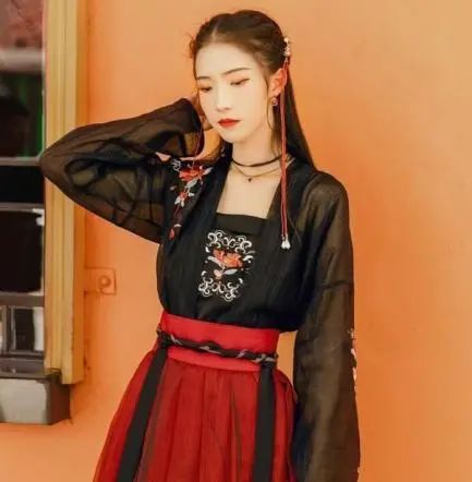 齐腰襦裙的上襦怎么手工制作,齐胸襦裙裁剪教程