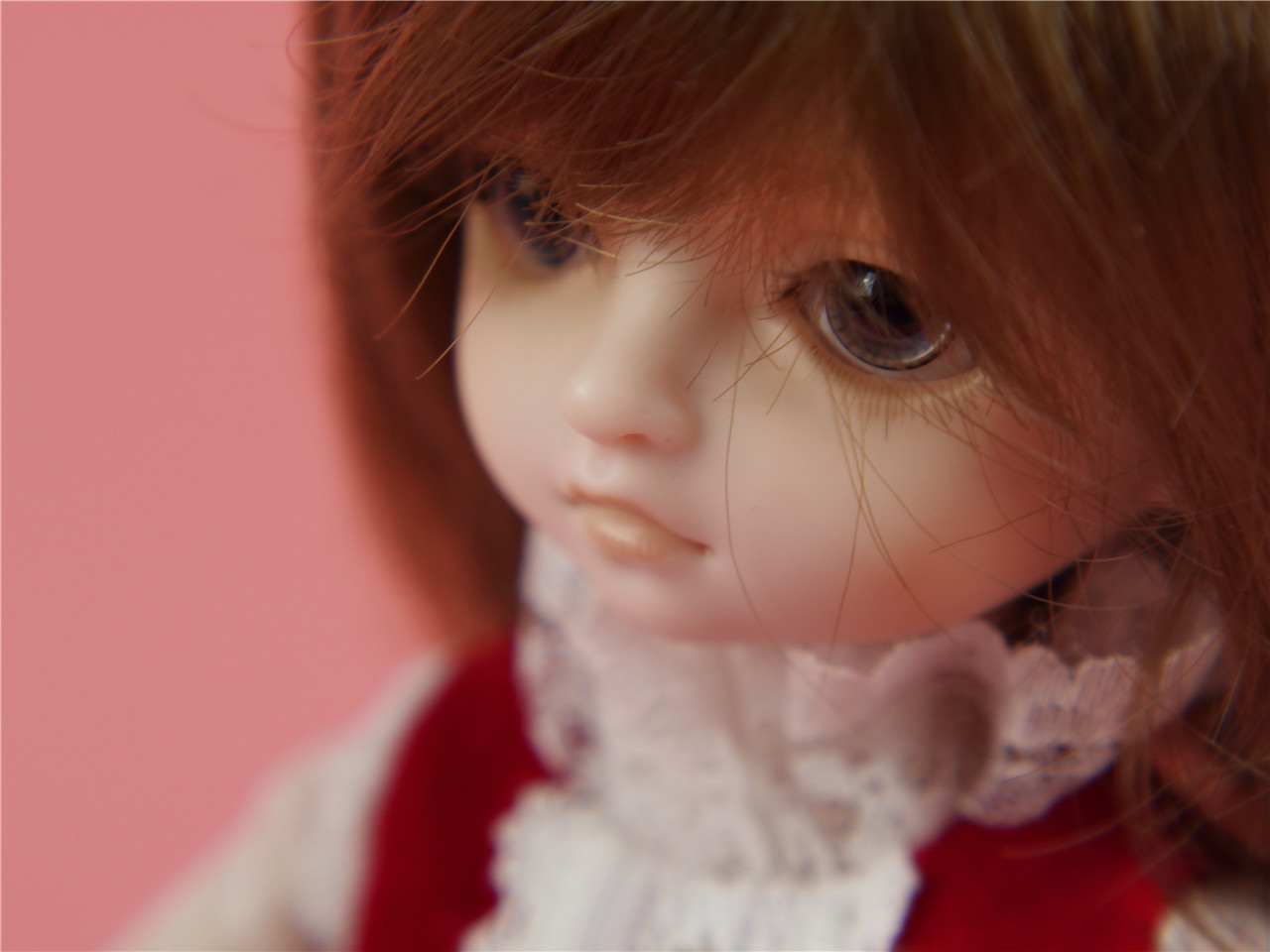 bjd圣诞娃娃,圣诞节到了买个苹果