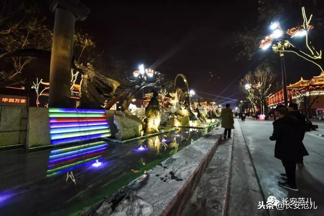 大唐不夜城照片精修,大唐不夜城图片美景实拍