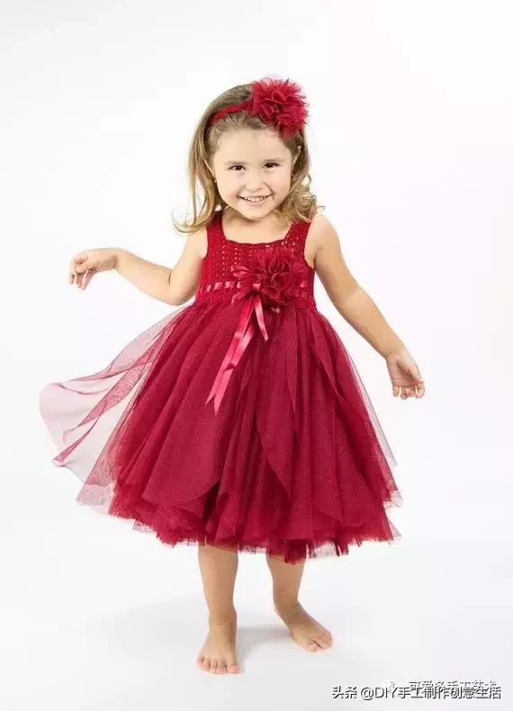 布艺手工制作蓬蓬裙,钩织裙子视频