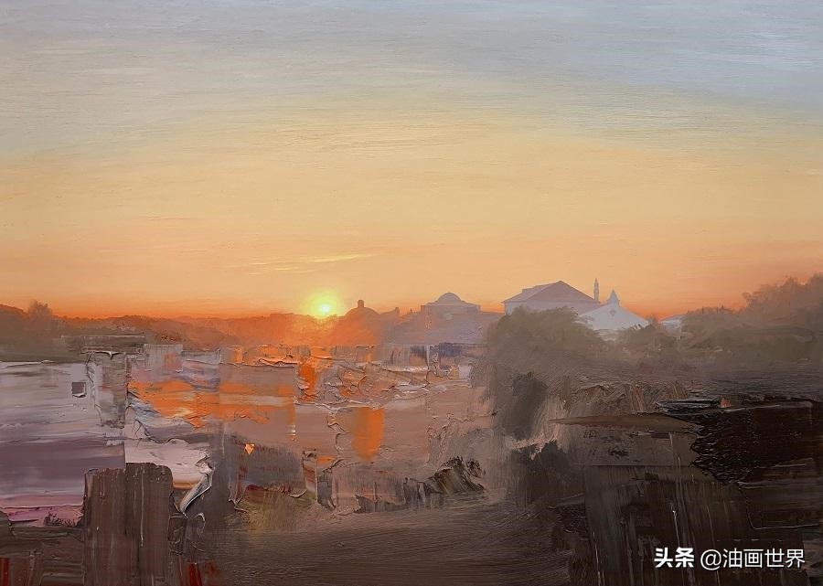 美国画家大峡谷古典风景油画,美国油画家埃里克瓦列斯的风景画