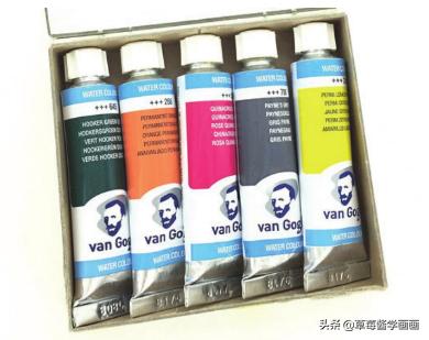 水彩画入门应该用什么牌子颜料,普通水彩颜料画水彩画教学