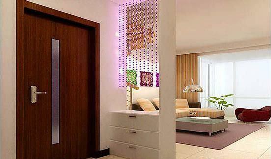 客厅屏风正对门怎么设计,客厅屏风柜设计简约