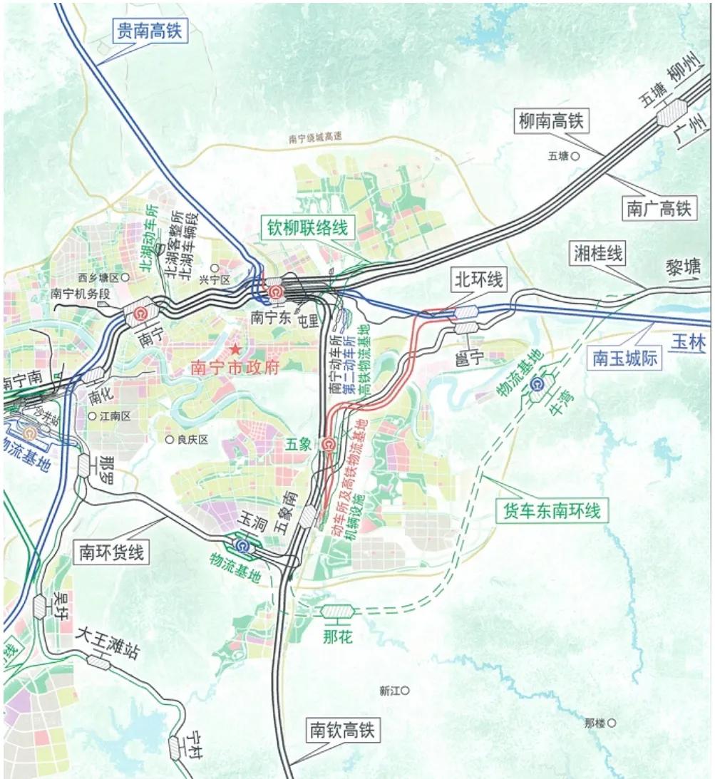 福建到南宁铁路,福州到广州铁路调图