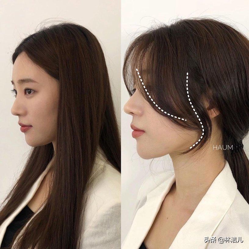 发型千千万，减龄显脸小最重要，赵丽颖说秘密就在刘海分缝线上