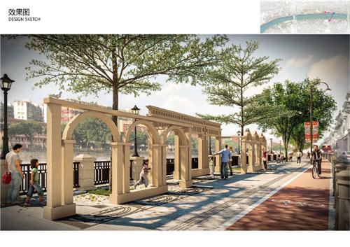 江门长堤路网红打卡地,河堤路网红打卡地最新状况