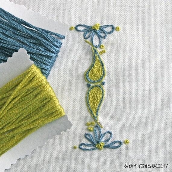刺绣英文字母教程全针绣,好看有意义的刺绣