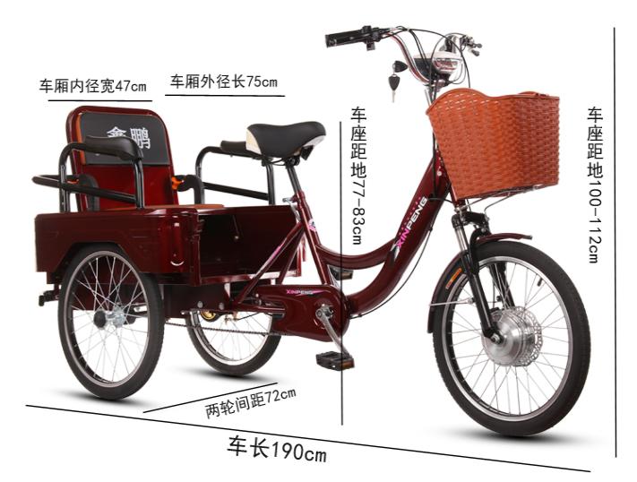 脚踏式老人户外多功能锻炼三轮车,天士力电助力三轮车价格