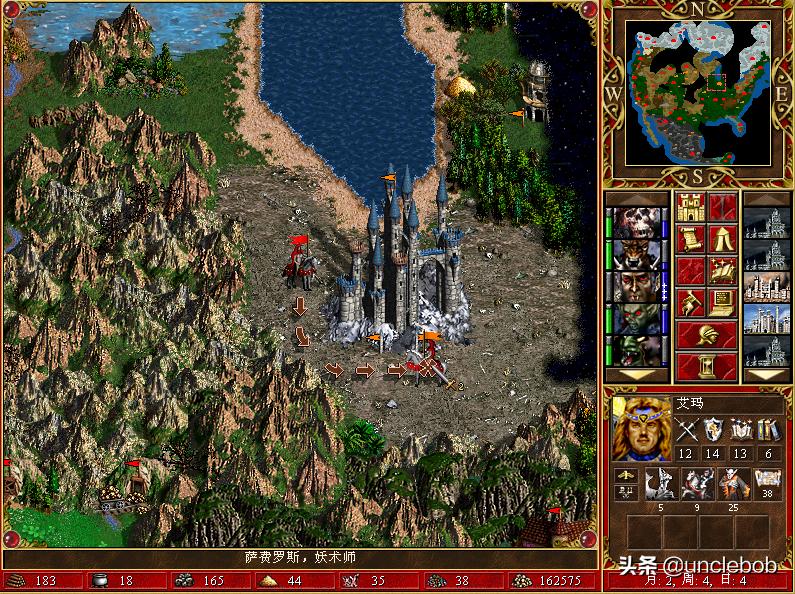 英雄无敌3脆弱平衡失控,电脑瞬间崩盘