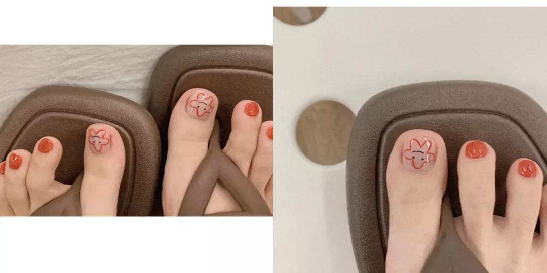 十个手指不同款式美甲随意发挥,大粗手适合的美甲简单款式