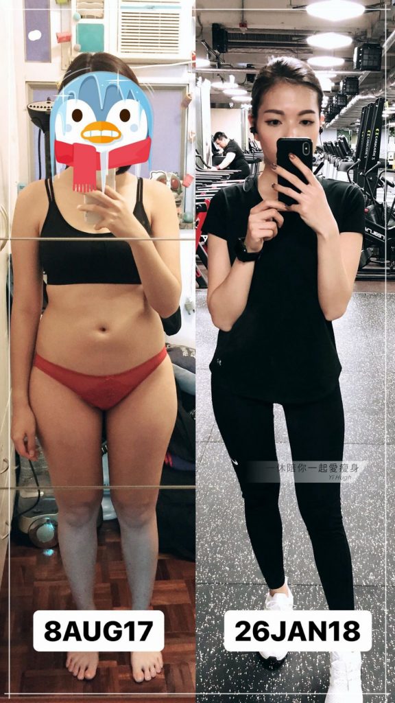 空姐减肥前后对比,一个空姐的减肥历程