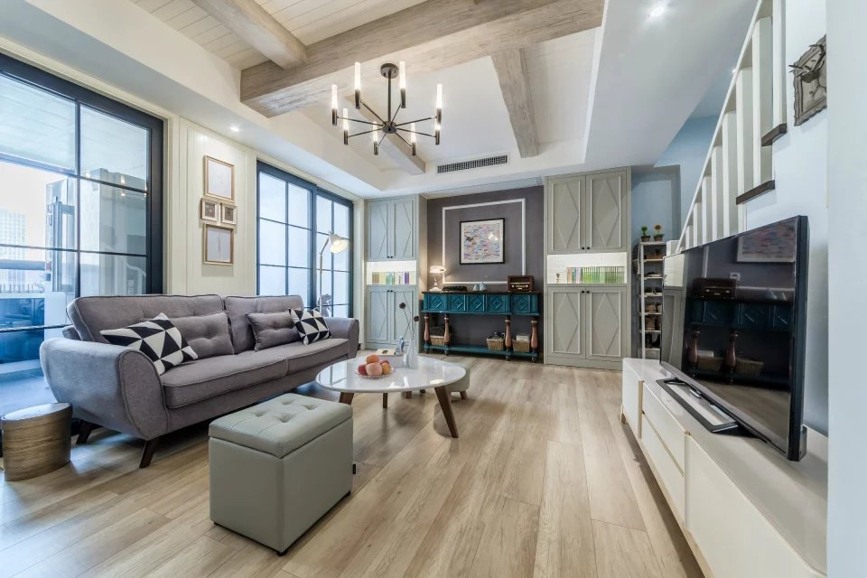 loft复式空中别墅,清新小户型loft