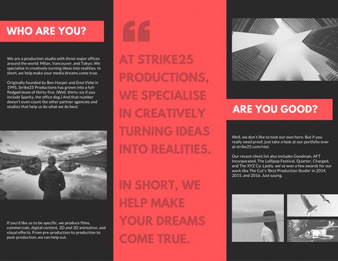 三折页设计案例展示极简风格,三折页设计软件