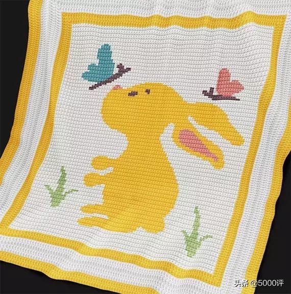 编织宝宝毯教程,编织漂亮婴儿卡通毯子