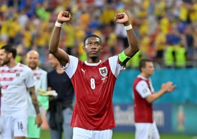 阿拉巴当选奥地利足球先生,阿拉巴74分钟任意球世界波破门