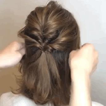 时尚编发教程让你瞬间气质满满,随意又时尚潮流的编发教程