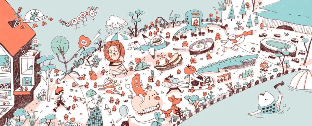 美国纽约视觉艺术学院插画,插画毕业展