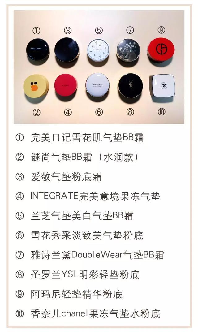 测评10款网红气垫,十大公认好用的气垫真实测评