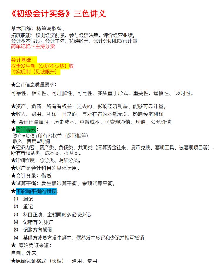 初级会计思维导图,初级会计2023知识点思维导图pdf