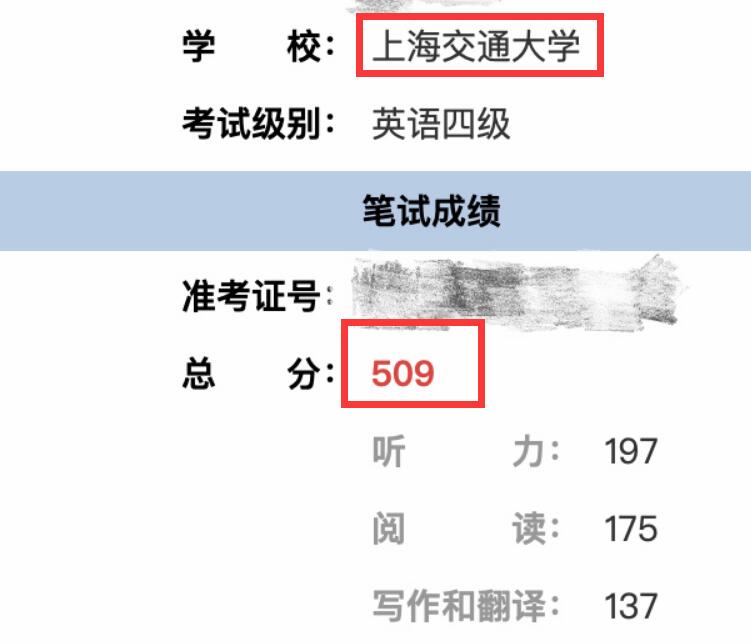 329、425、539、640……英语四六级成绩出炉啦，你考了多少分？