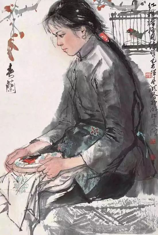 他从一个普通的美术编辑，到成就斐然的专业画家