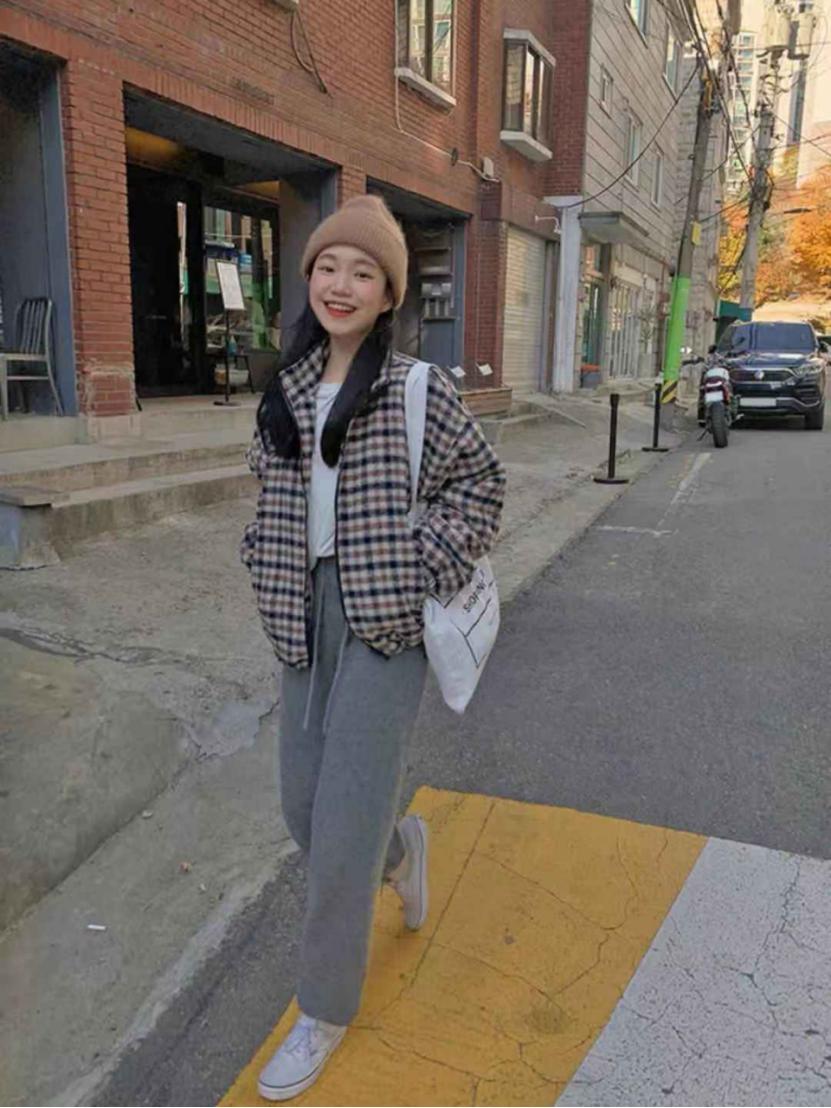 冬季女生韩系风穿搭技巧,韩系穿搭男友风冬季穿搭