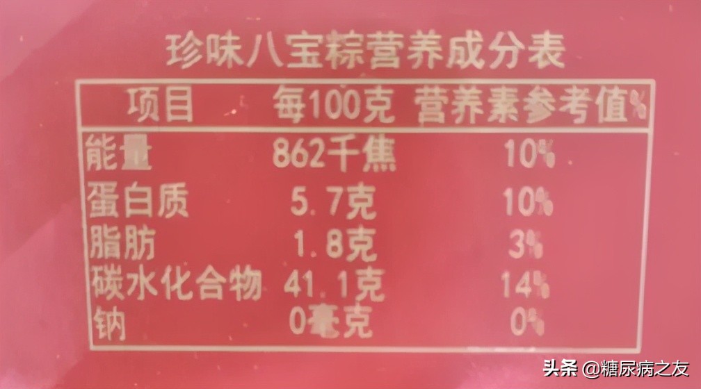 什么米包粽子适合糖尿病人吃,各类粽子的热量图解