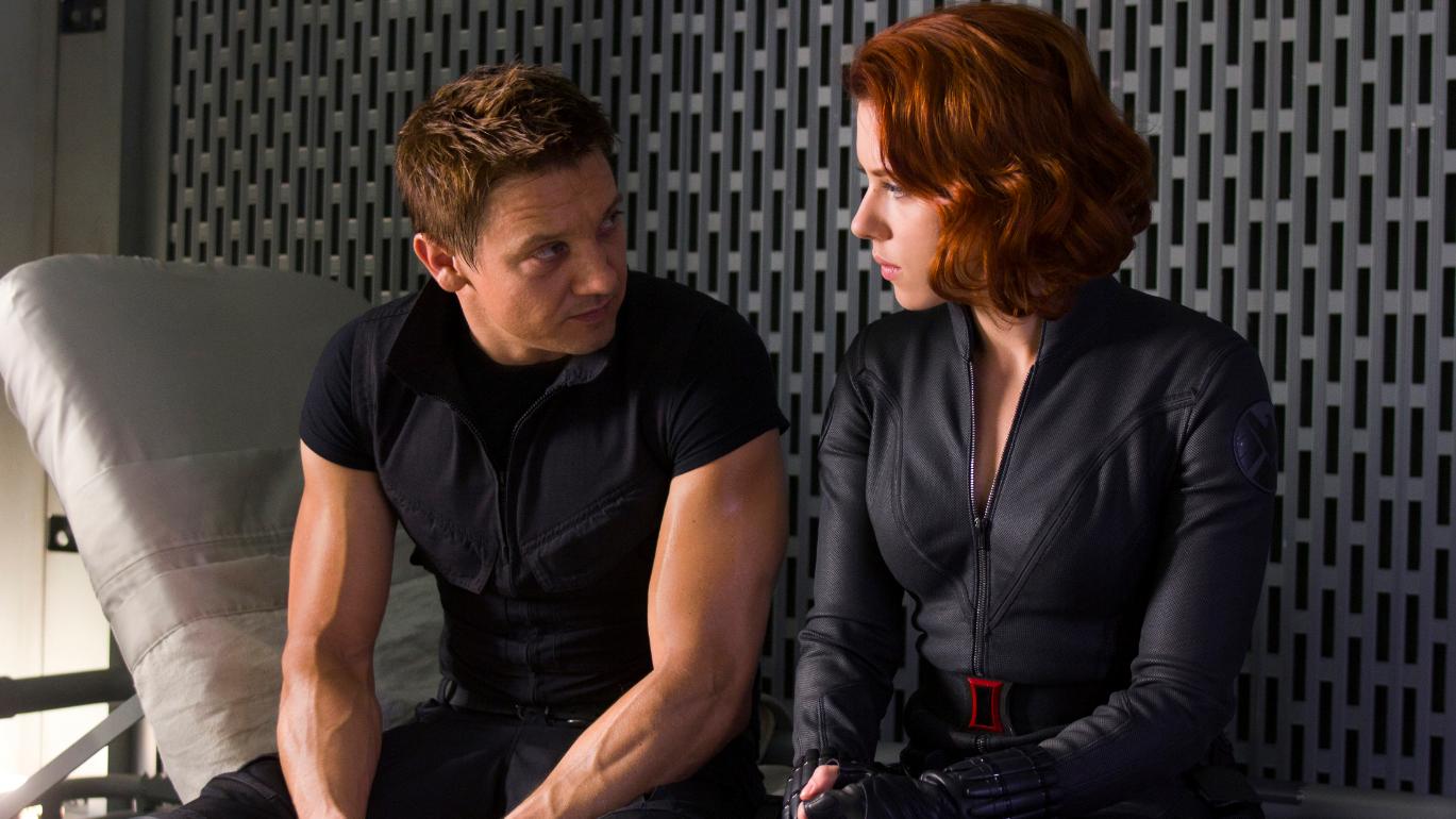 漫威鹰眼回忆寡姐剪辑,复仇者联盟1中寡姐和鹰眼