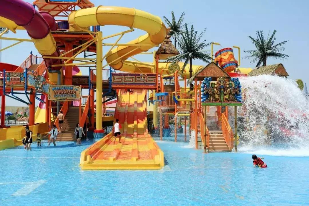 150000m²!天津欢乐谷的玛雅海滩水公园,真是太好玩了