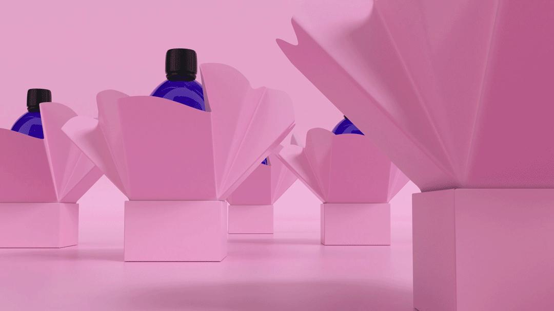 大马士革玫瑰纯露蓝色瓶子的,大马士革玫瑰纯露图