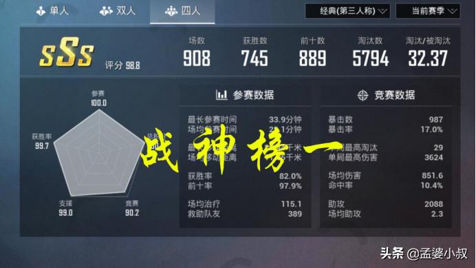 和平精英实力是看kd还是淘汰分,和平精英到王牌了kd就不会变了吗