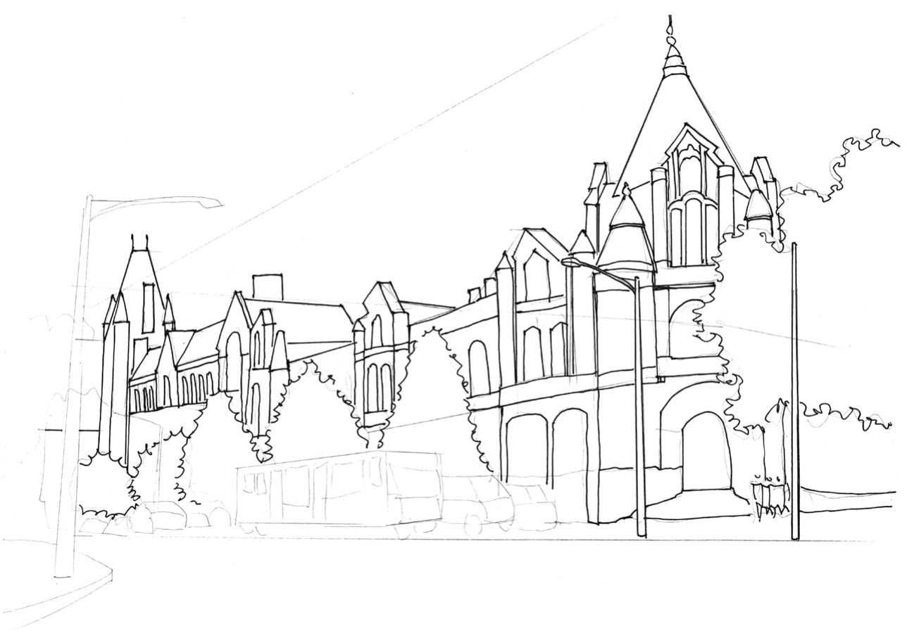 悉尼建筑简笔画,悉尼怎么画简笔画