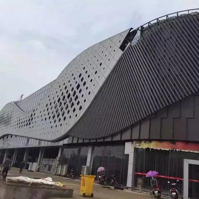 佛山外墙装饰冲孔铝单板常规尺寸,河南艺术图案冲孔铝单板外墙