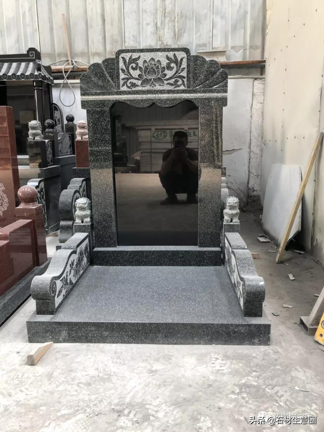 墓碑石材产地及价格,100种墓碑图片