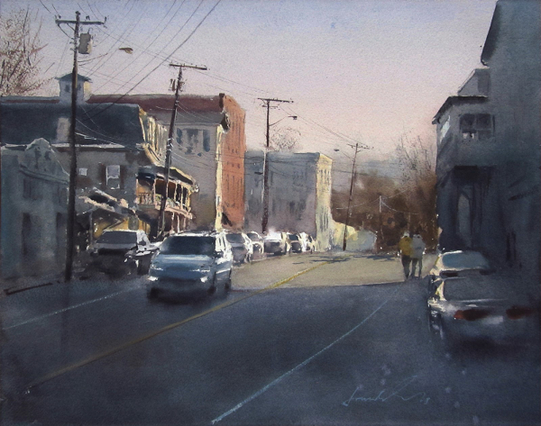 艺术家的水彩风景画,德国水彩油画艺术欣赏