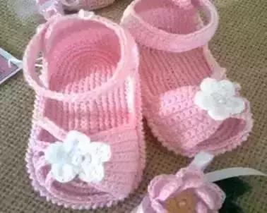 空心线钩织儿童凉鞋小鱼鞋视频,孺子牛夏季女式凉鞋钩织视频教程