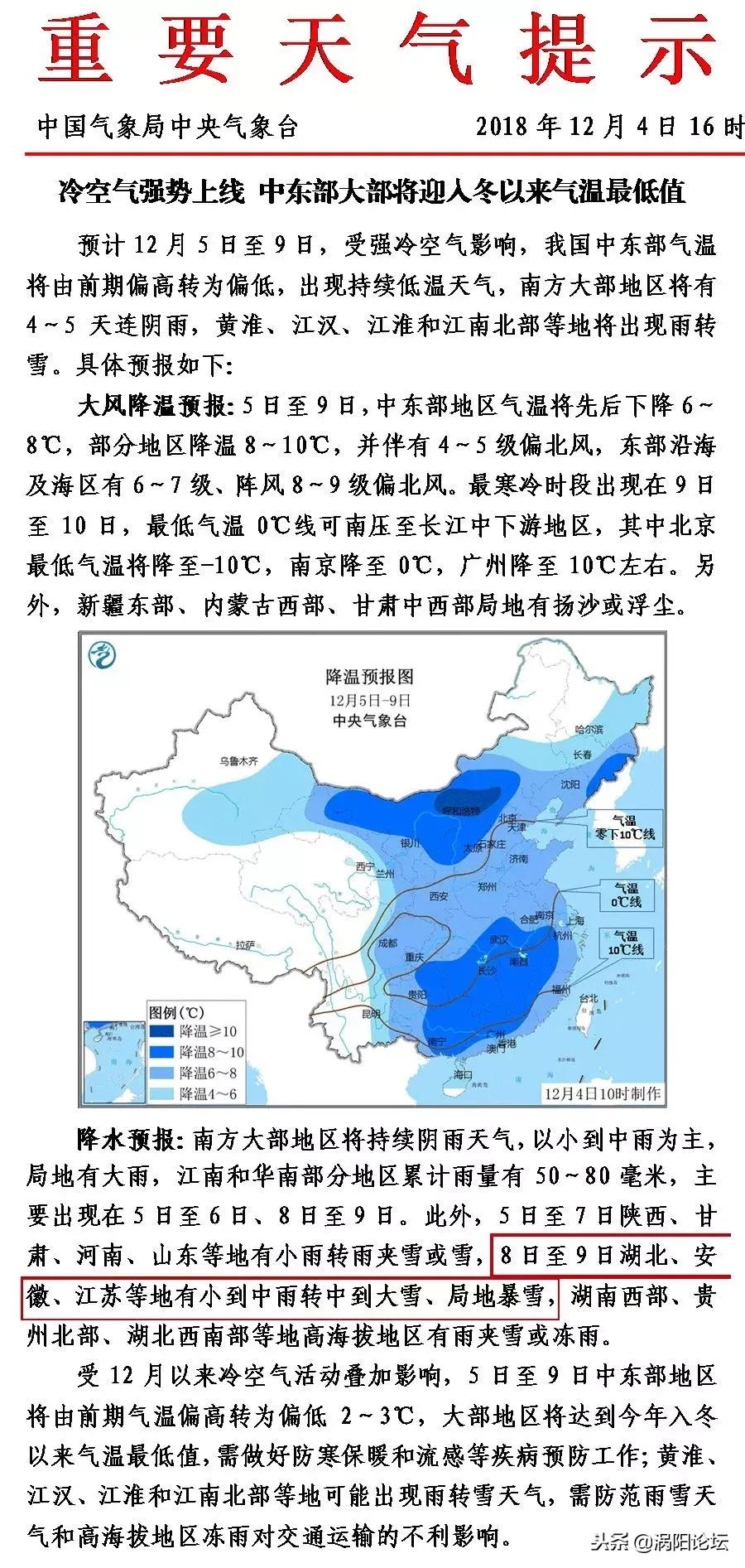 棉裤要加厚了！大雪加七级阵风即将来袭！涡阳将开启“速冻”模式！