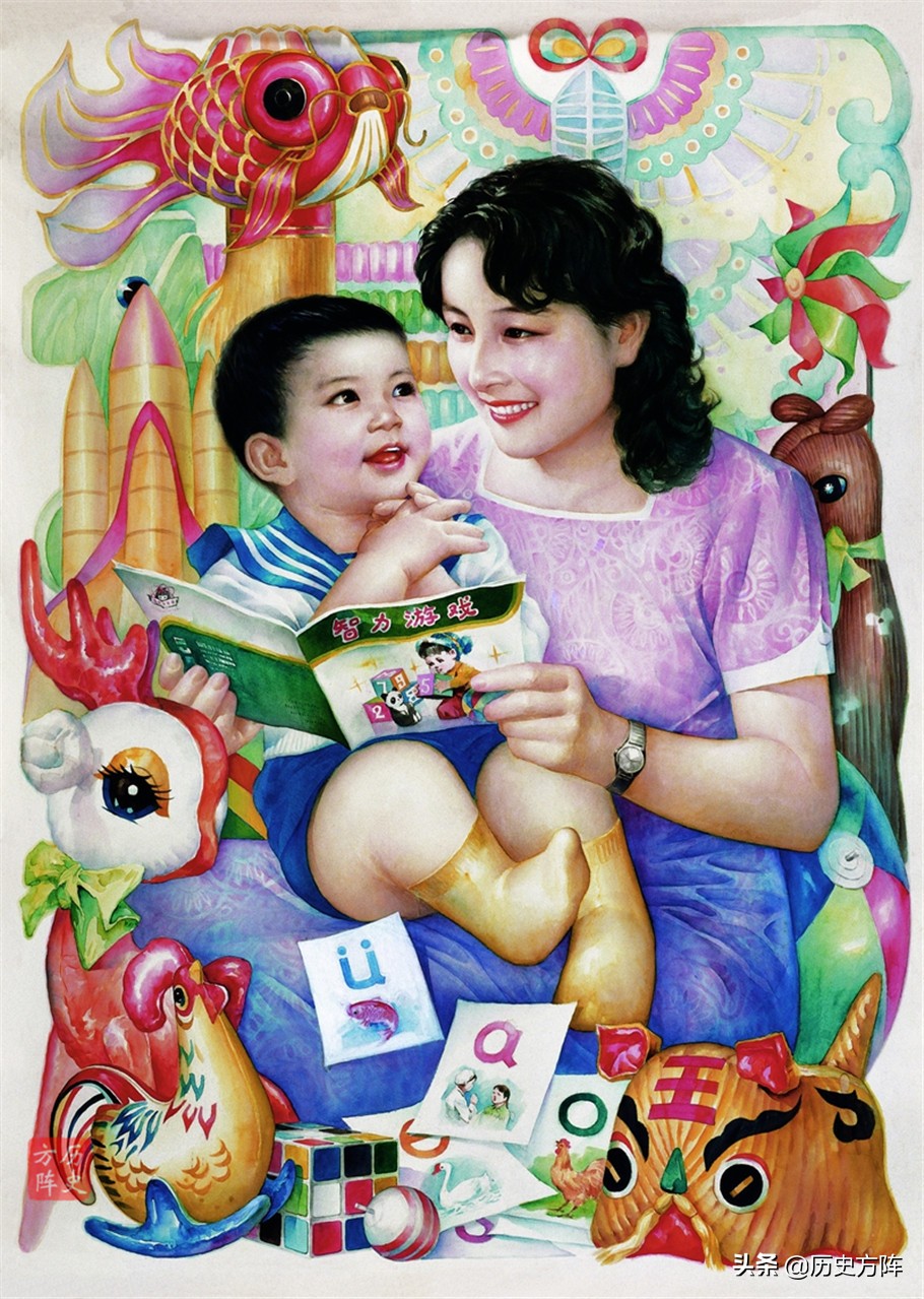 八十年代的年画张张都是回忆,年画开国元勋