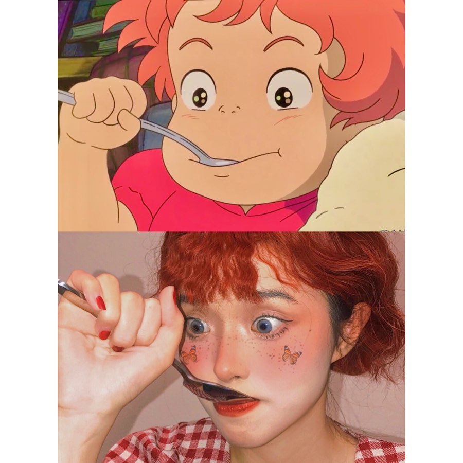 漫画脸cos仿妆超美博主,漫画感cos妆