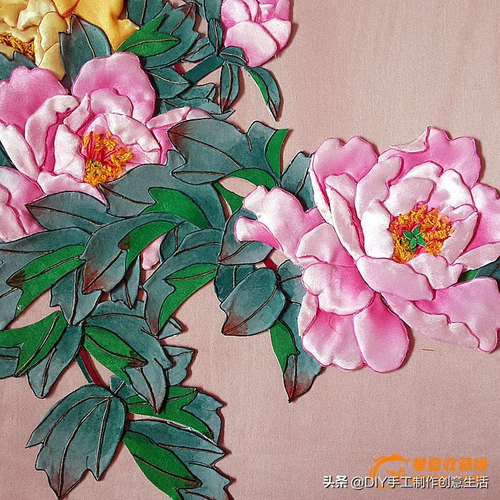 布艺diy拼布图案贴画,布画diy手工制作大全