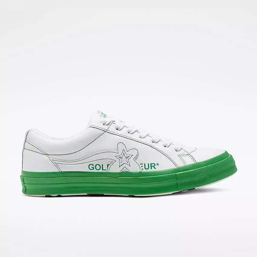 匡威小花golflefleur蓝色,匡威golf小花联名绿色